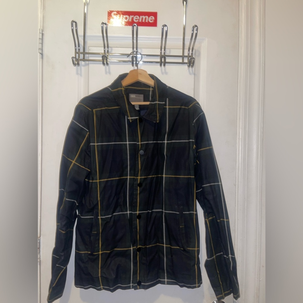 Plaid Flannel Shirt Jacket